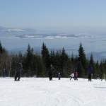 À proximité des pentes du Massif